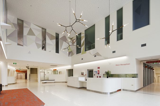 Foyer of new Acute Services Building