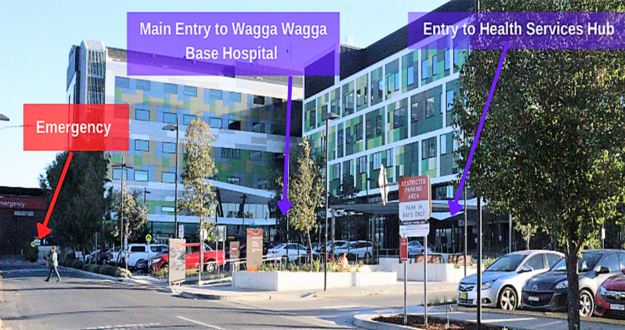 Opening of Main Entry to Wagga Wagga Base Hospital